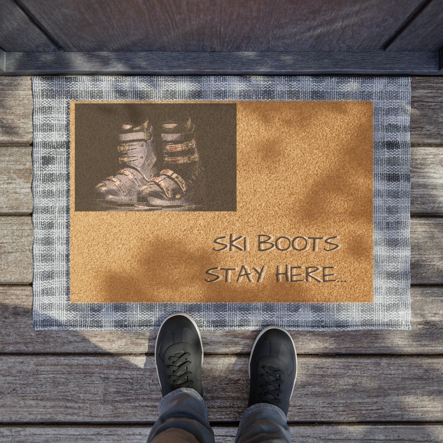 Front Door Mat, Ski Mat, Best Gift - Best Gifter Ever: Unwrap Your Passion: Ski. Snowboard. Travel. Love. Play. Shop.