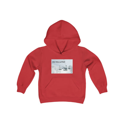 Ski You Later - Motivational Youth Hooded Sweatshirt | Winter Skiing Apparel | Stylish Young Skier | Best Gift - Best Gifter Ever: Unwrap Your Passion: Ski. Snowboard. Travel. Love. Play. Shop.