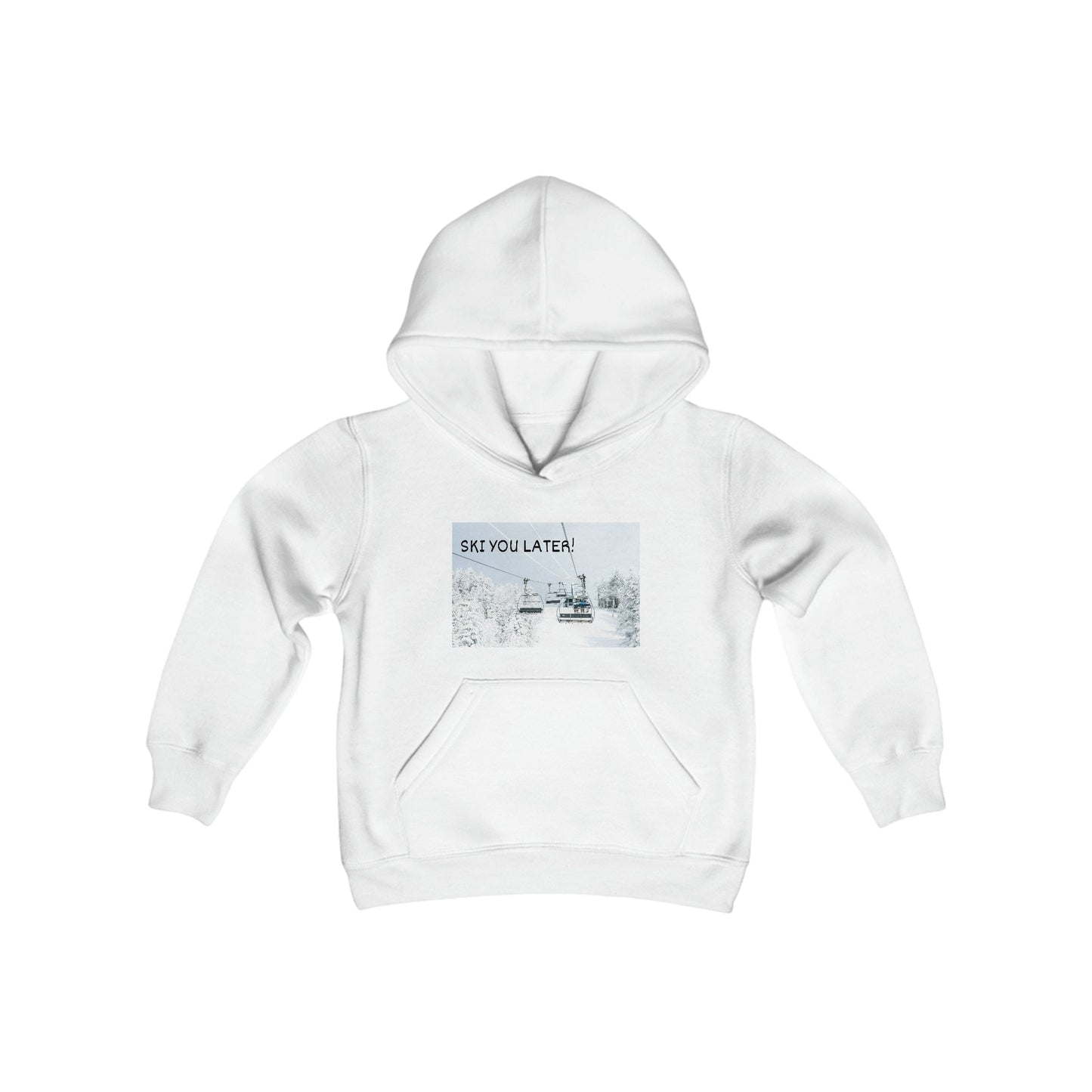 Ski You Later - Motivational Youth Hooded Sweatshirt | Winter Skiing Apparel | Stylish Young Skier | Best Gift - Best Gifter Ever: Unwrap Your Passion: Ski. Snowboard. Travel. Love. Play. Shop.