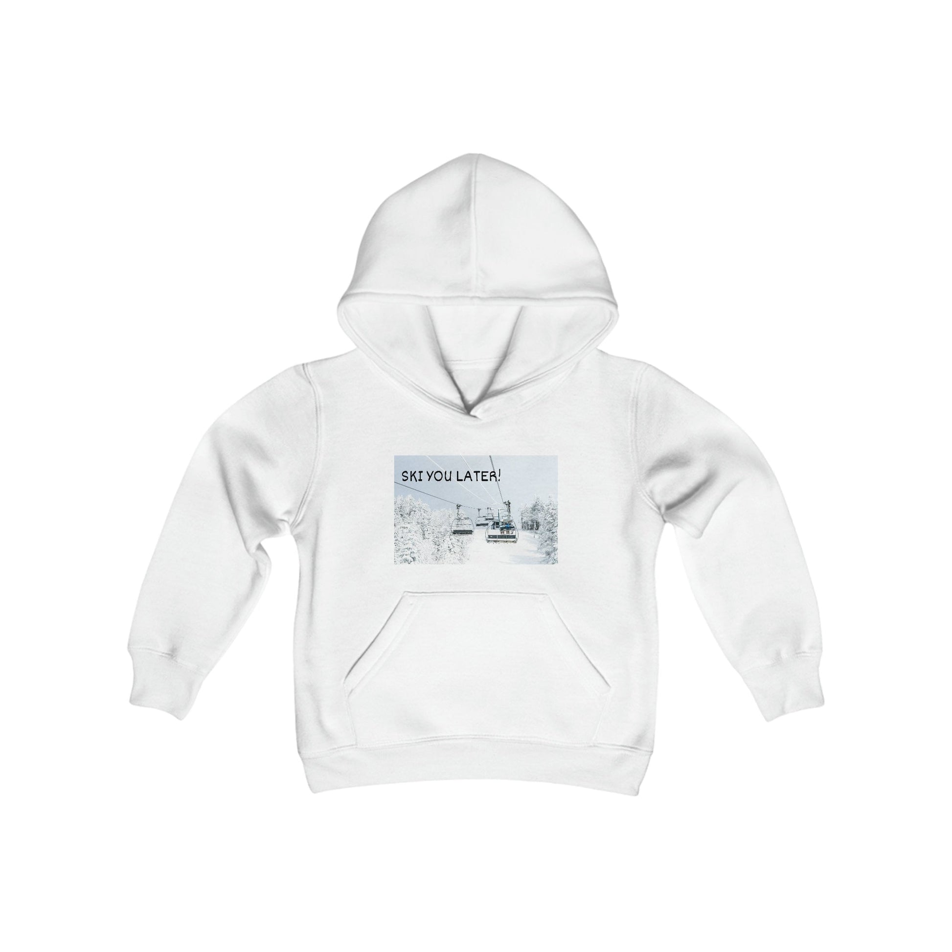 Ski You Later - Motivational Youth Hooded Sweatshirt | Winter Skiing Apparel | Stylish Young Skier | Best Gift - Best Gifter Ever: Unwrap Your Passion: Ski. Snowboard. Travel. Love. Play. Shop.