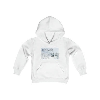 Ski You Later - Motivational Youth Hooded Sweatshirt | Winter Skiing Apparel | Stylish Young Skier | Best Gift - Best Gifter Ever: Unwrap Your Passion: Ski. Snowboard. Travel. Love. Play. Shop.