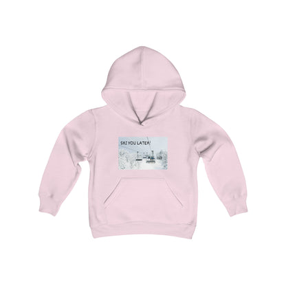 Ski You Later - Motivational Youth Hooded Sweatshirt | Winter Skiing Apparel | Stylish Young Skier | Best Gift - Best Gifter Ever: Unwrap Your Passion: Ski. Snowboard. Travel. Love. Play. Shop.