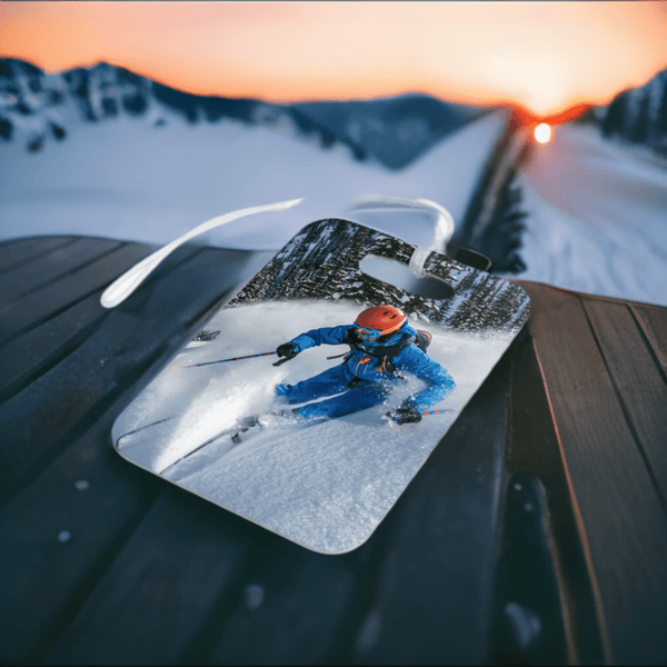 “Skier’s Dream” Luggage Tags - Stand Out on the Slopes!