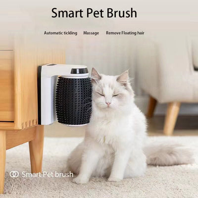 Smart Automatic Pet Self- Brush: Tackle Fur and Keep Your Home Clean Effortlessly
