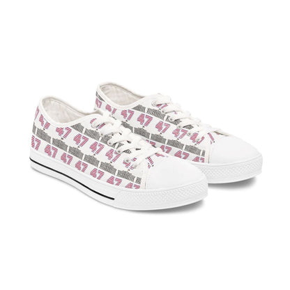 Sneakers Celebrating the 47th US President - Stylish Women's Low Tops in White or Black for Comfort & Style - Best Gifter Ever: Everyday Items and Unique Gifts for Ski, Snowboard, Travel, and More