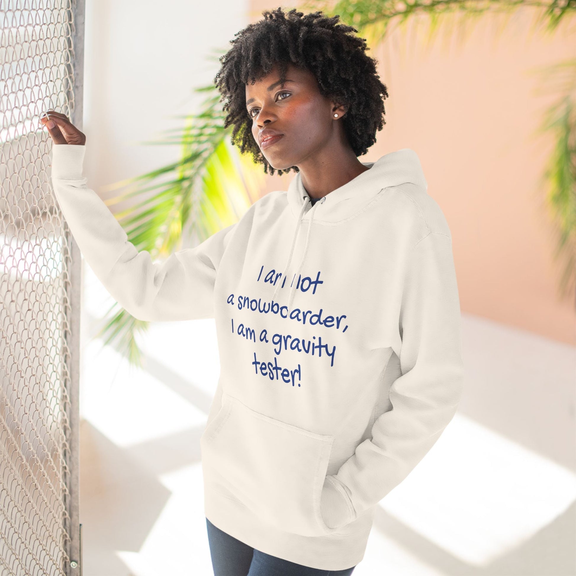 Snowboarder Gear: "Gravity Tester", Snowboarder Hoodie, Stylish Unisex Pullover, Skiing Sweatshirt, Winter Sports Apparel, Snowboarding Gift. Sweatshirt snowboard and ski.