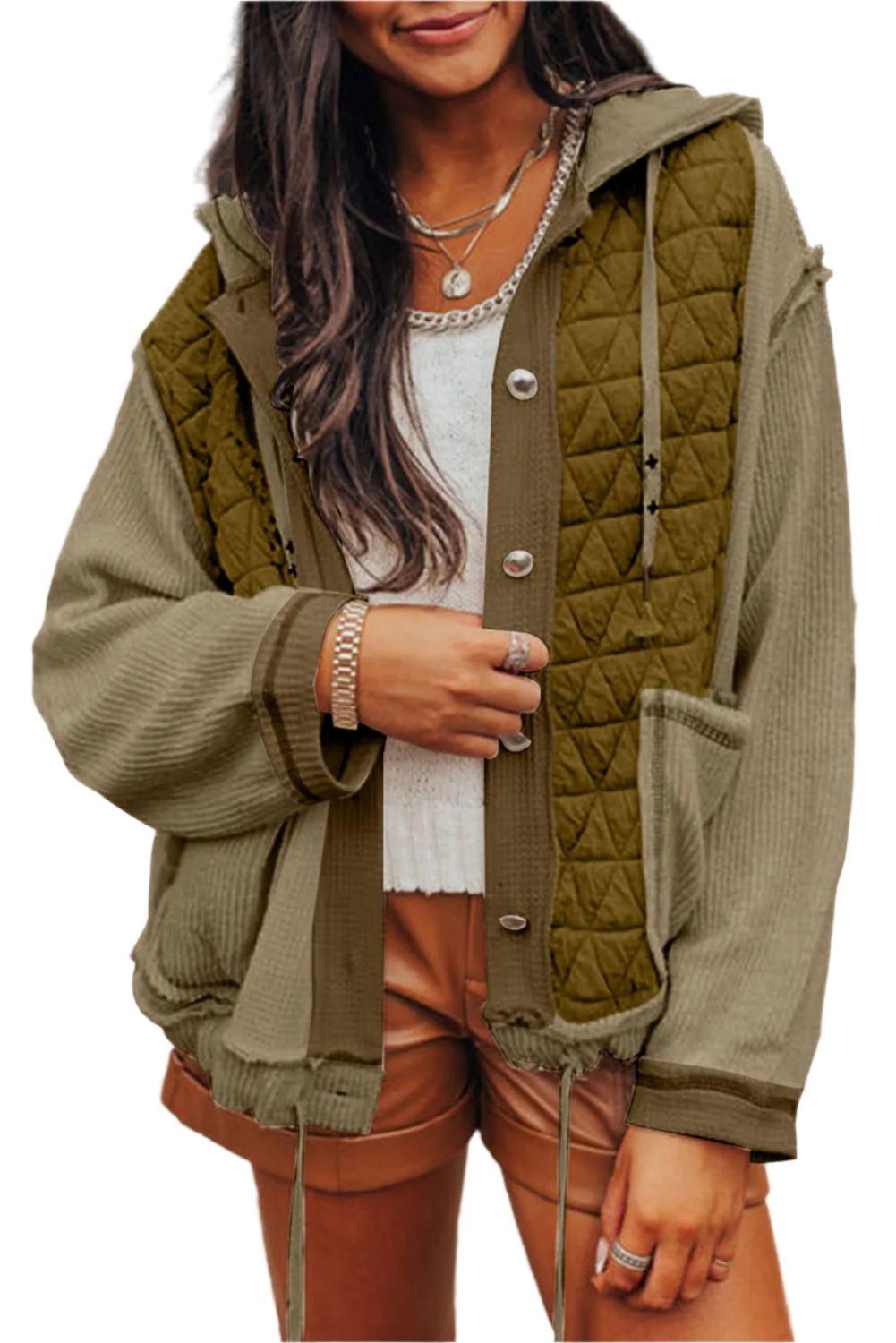 Women's Casual Wear. Lady's Stylish Jacket. Spring Elegance. Fall Comfort. Summer Style. Winter Warmth.