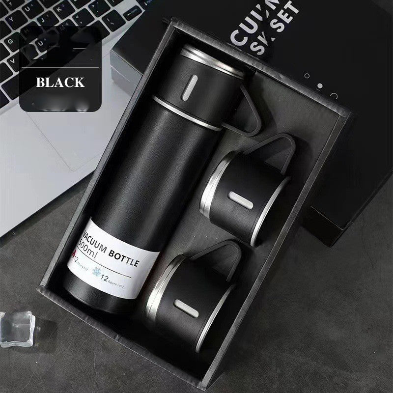 Vacuum insulated travel mug 17 oz made from stainless steel, designed to keep drinks hot or cold for hours