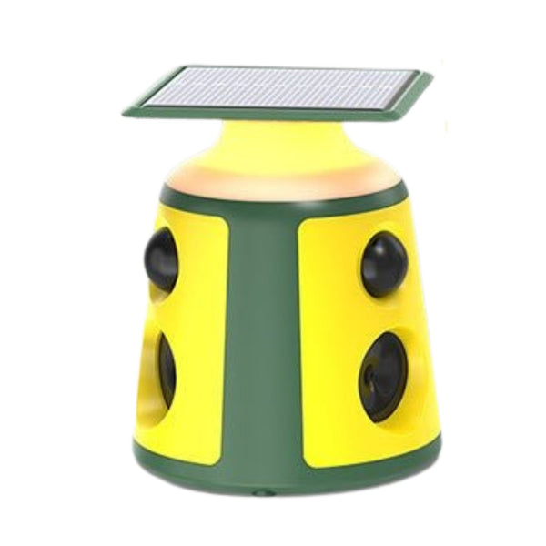 Ultrasonic Animal Repeller & Bark Stopper – Solar & USB Powered Pest Deterrent for Dogs, Cats, Birds, Snakes, Rodents & More