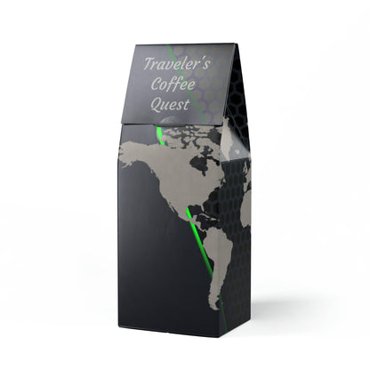 Traveler’s Coffee Quest - Bitterroot Blend | Dark French Roast World Map Coffee I Journey Recollections