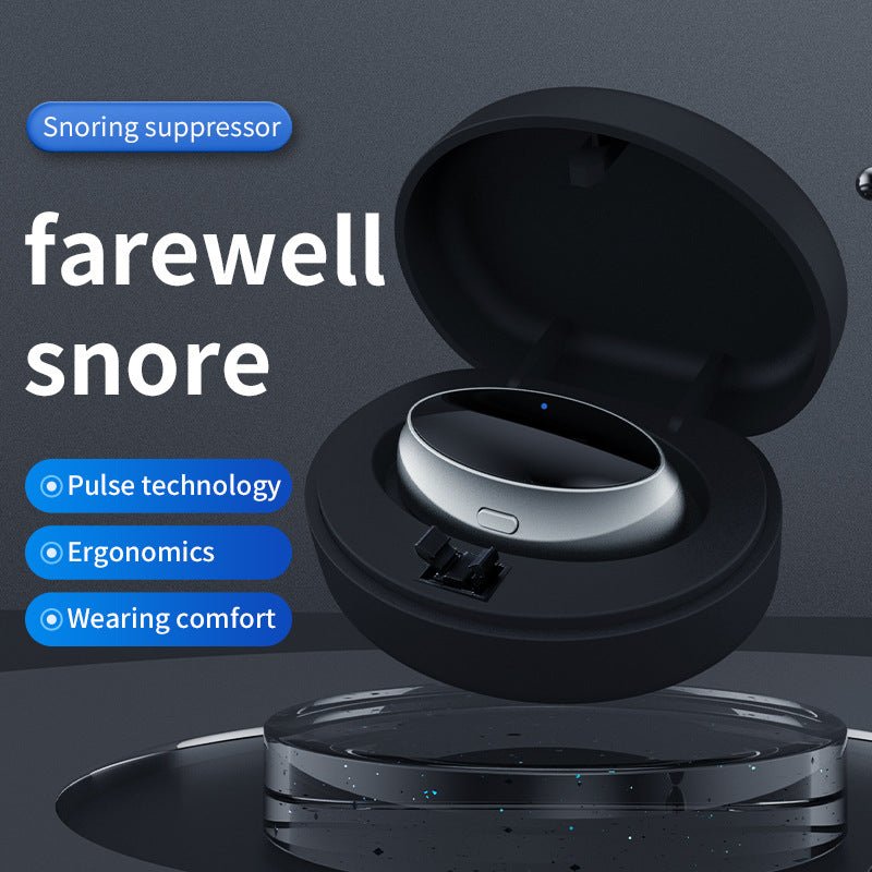Ultimate Non - Invasive Anti - Snoring Solution for Quiet, Snore - Free Nights: Revolutionary Intelligent Throat Massager. Best anti snoring device to stop snoring.