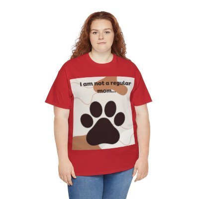Unique Dog Mom T-Shirt: Not Your Regular Mom I Best Dog Lover Gift