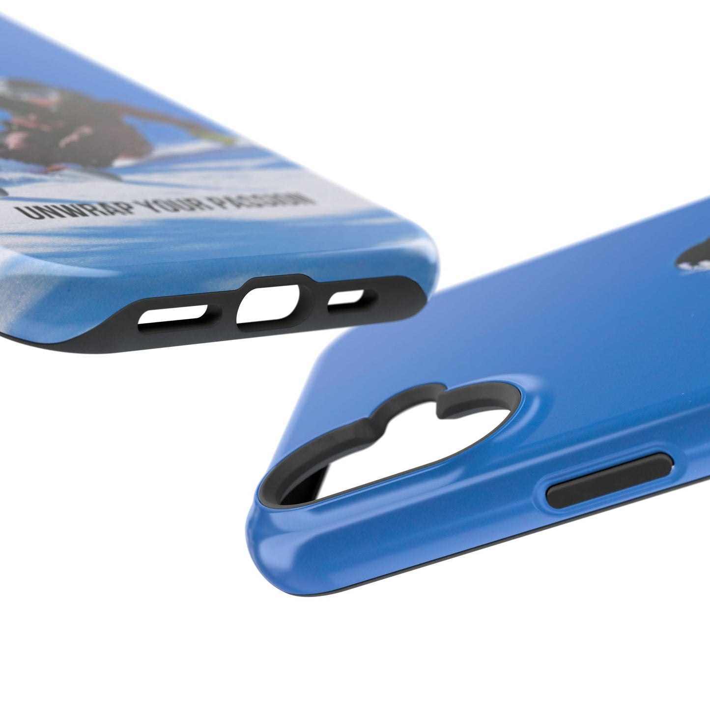Tough cover for iPhon 16, great for skiing and snowboarding