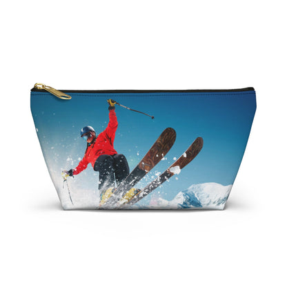 Versatile T - Bottom Accessory Pouch: Ideal Travel Gift for Ski Lovers! - Best Gifter Ever: Unwrap Your Passion: Ski. Snowboard. Travel. Love. Play. Shop.