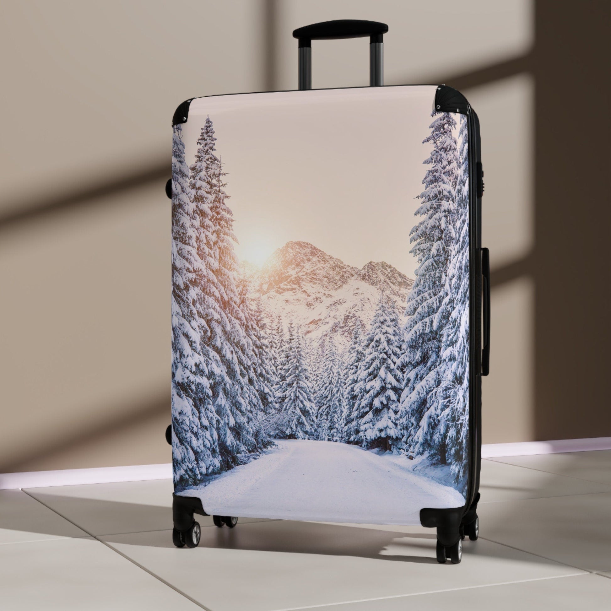 Vintage - Inspired Suitcase, Travel Luggage, Stylish Adventure Companion, Functional Carry - On, Unique Travel Bag, Original Travel accessories - Best Gifter Ever: Unwrap Your Passion: Ski. Snowboard. Travel. Love. Play. Shop.