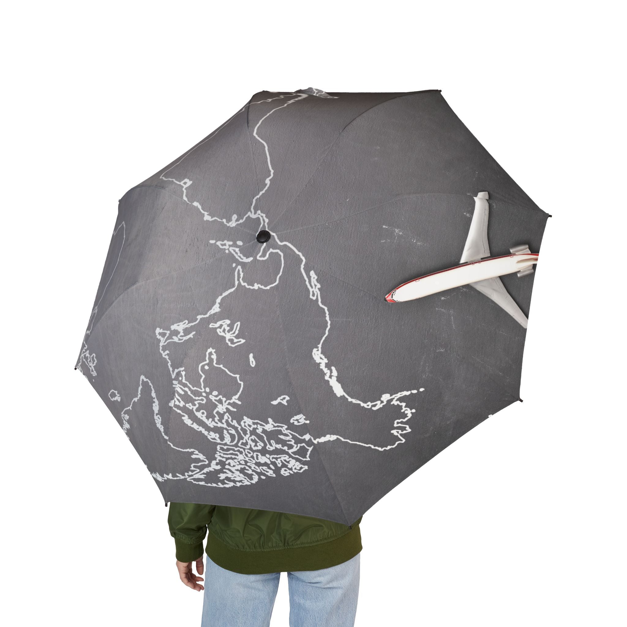Stylish Umbrella For European Travel. Compact Umbrella For Weekend Getaways. Semi-Automatic Umbrella With Vintage Design. Elegant Travel Umbrella For Women. 