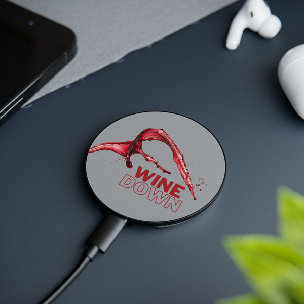 Wine Down Magnetic Induction Charger | Custom Wireless iPhone charger