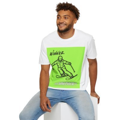 'Winner or Whiner?’ Motivational Pick-Me-Up and Ski T-Shirt – Conquer the Slopes in Style
