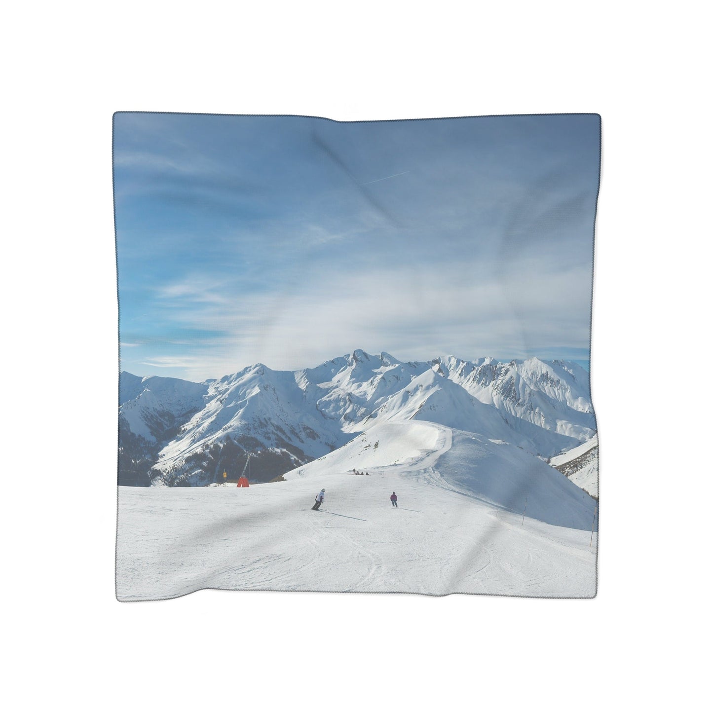 Winter Wonderland Sheer Scarf: Elegant Lightweight Accessory - Best Gifter Ever: Unwrap Your Passion: Ski. Snowboard. Travel. Love. Play. Shop.