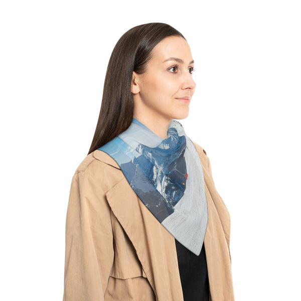 Winter Wonderland Sheer Scarf: Elegant Lightweight Accessory