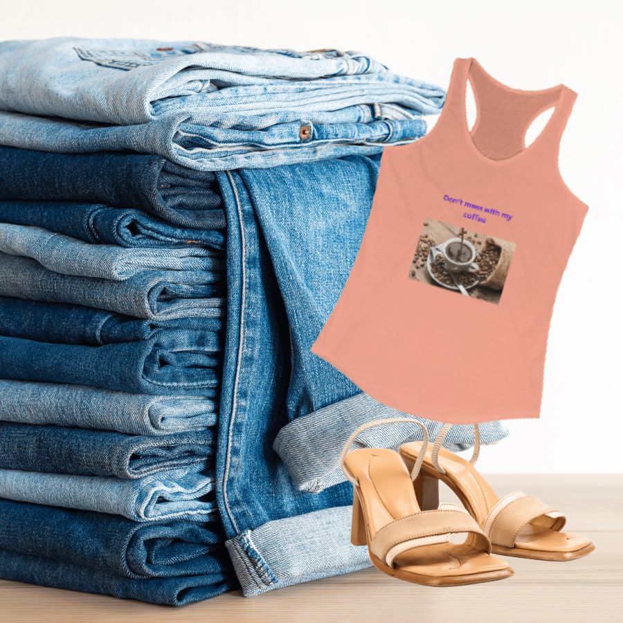 Women's Ideal Racerback Tank for Coffee Lovers. "Don't mess with my coffee!" - Best Gifter Ever: Everyday Items and Unique Gifts for Ski, Snowboard, Travel, and More