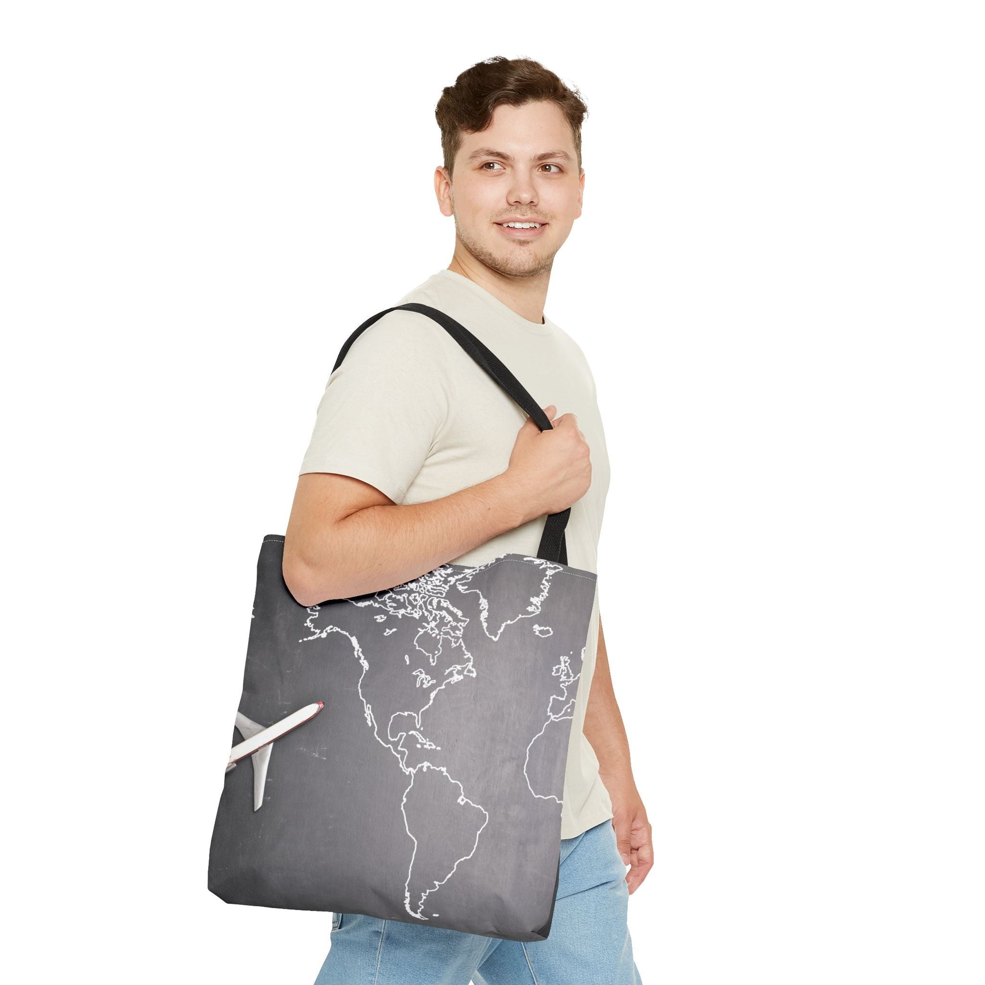 Spacious Tote For Beach Days. Foldable Tote For Travel Essentials. Matching Tote And Umbrella Set. Coordinated Travel Gift Set. 