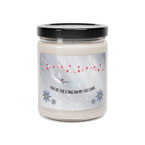 You Are the Icing on My Ski Cake | Hand-Poured Scented Soy Candle | 9oz